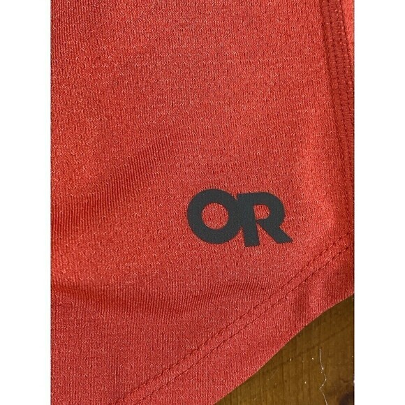 Outdoor Research Echo T Shirt Short Sleeve Womens Large Red Top ActiveFresh - Picture 6 of 7